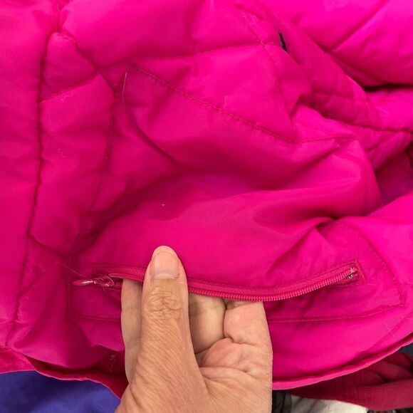 Vintage 80s White Stag Bold Colorblock Ski Winter Jacket Coat L - Picture 11 of 16